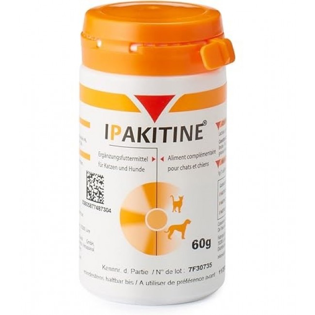 VETOQUINOL Ipakitine - kidney support supplement for dog and cat 60g VETOQUINOL Ipakitine - kidney support supplement for dog and cat 60g