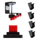 Nano RS desk cable organizer / cable grille, 1345mm, black and red, RS125 Nano RS desk cable organizer / cable grille, 1345mm, black and red, RS125