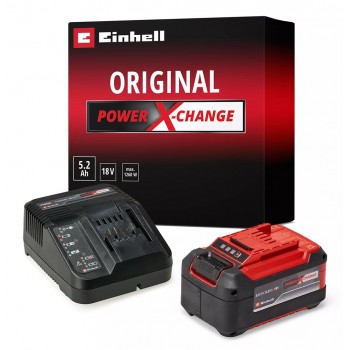 Einhell starter set 18V 5.2Ah with charger