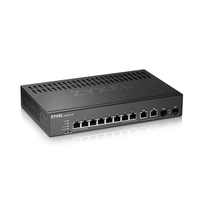 Zyxel GS2220-10-EU0101F network switch Managed L2 Gigabit Ethernet (10/100/1000) Black Zyxel GS2220-10-EU0101F network switch Managed L2 Gigabit Ethernet (10/100/1000) Black
