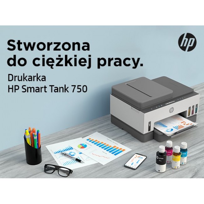 HP Smart Tank 750 All-in-One Thermal inkjet A4 4800 x 1200 DPI 15 ppm Wi-Fi HP Smart Tank 750 All-in-One Thermal inkjet A4 4800 x 1200 DPI 15 ppm Wi-Fi