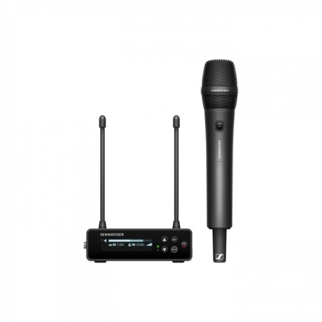 Sennheiser EW-DP 835 SET (R4-9) - camera set with miniature transmitter with handheld microphone with MMD 835 capsule, 552-608 MHz