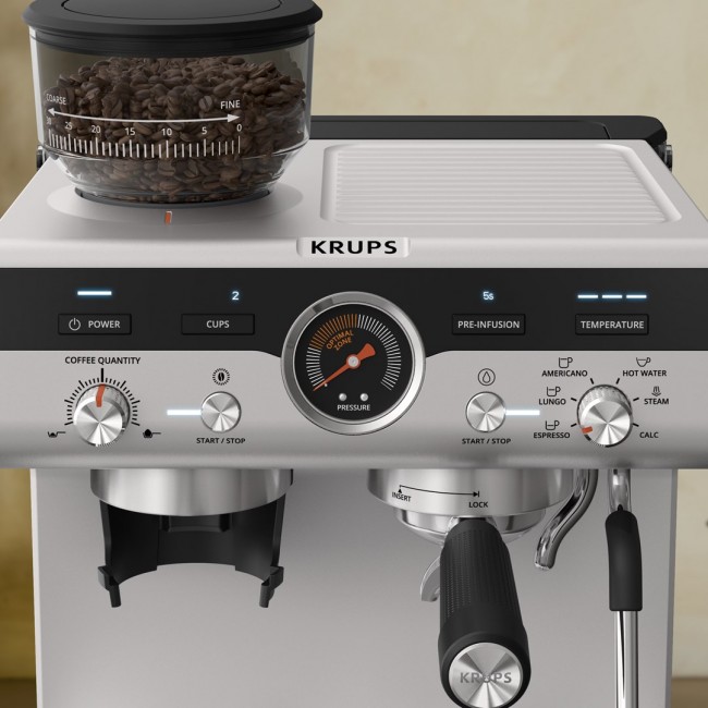Krups Precision XP801T10 coffee maker Semi-auto Espresso machine 3 L