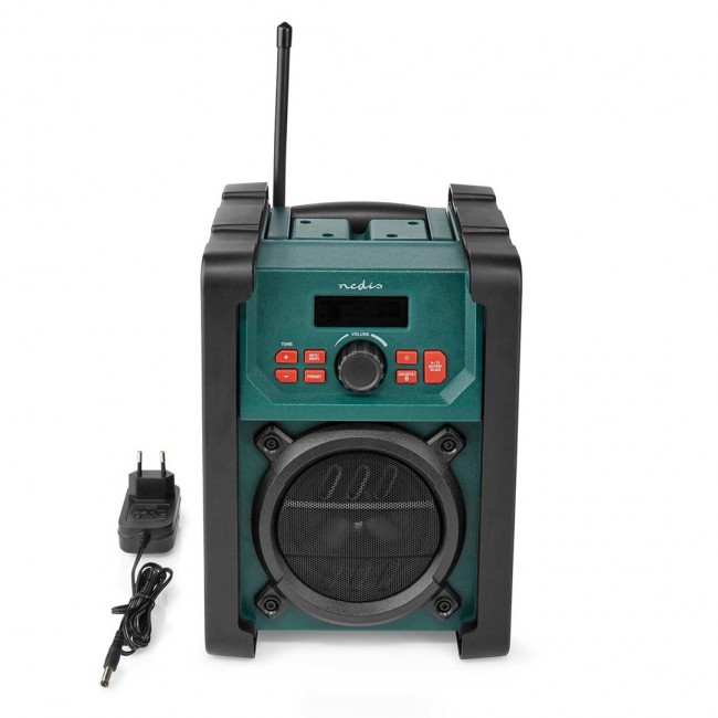 Nedis RDDB3100GN radio Portable Analog & digital Black, Green