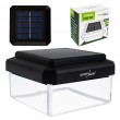 GreenBlue Solar LED Post Light, 100x100mm, Envelope-Shaped Canopy, 3200K, GB128 WW