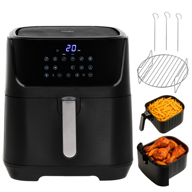 Adler AD 6317 Oil-Free Air Fryer, Black