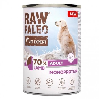 VETEXPERT Raw Paleo Lamb - wet dog food - 400g