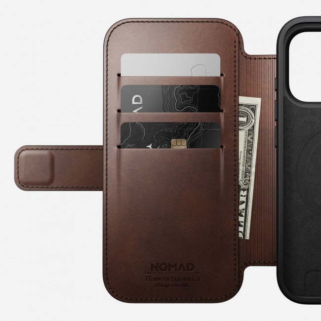 Nomad Modern Leather Folio mobile phone case 16 cm (6.3