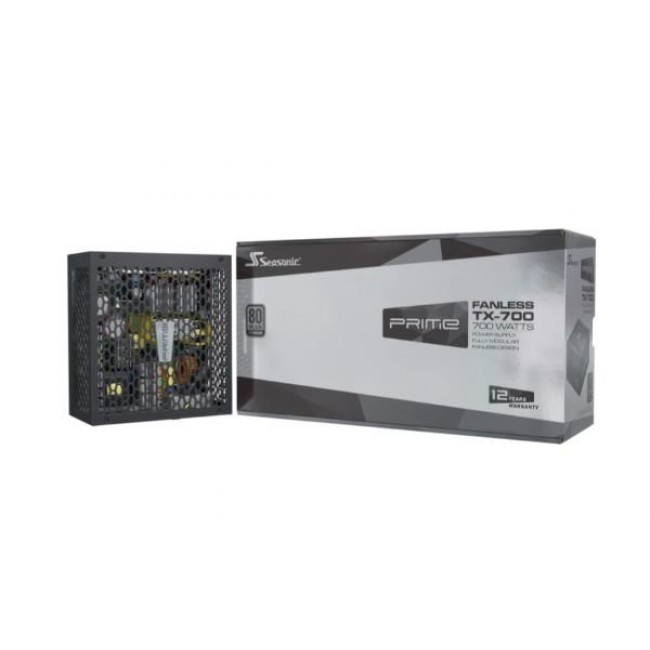 Seasonic PRIME Fanless TX power supply unit 700 W 20+4 pin ATX ATX Black