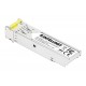 Intellinet Gigabit Fiber WDM Bi-Directional SFP Optical Transceiver Module 1000Base-BX-D (LC) Single-Mode Port, 120 km (75 mi.), BiDi WDM (RX1490/TX1550), MSA-compliant for Maximum Compatibility, Silver