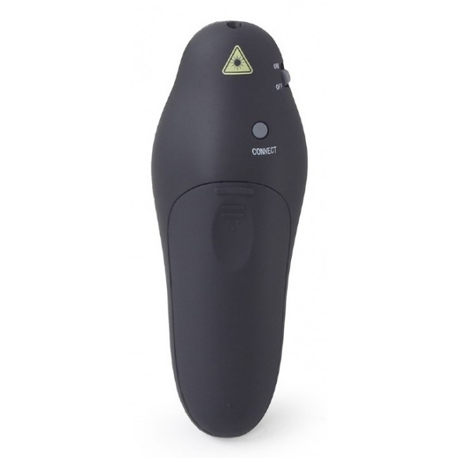 Gembird WP-L-11 wireless presenter RF Black