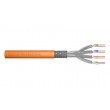 Digitus CAT 7 S/FTP data cable - installation cable, 100 m, simplex, Dca-s2, d1, a1