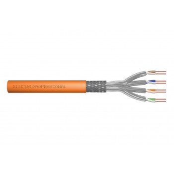 Digitus CAT 7 S/FTP data cable - installation cable, 100 m, simplex, Dca-s2, d1, a1