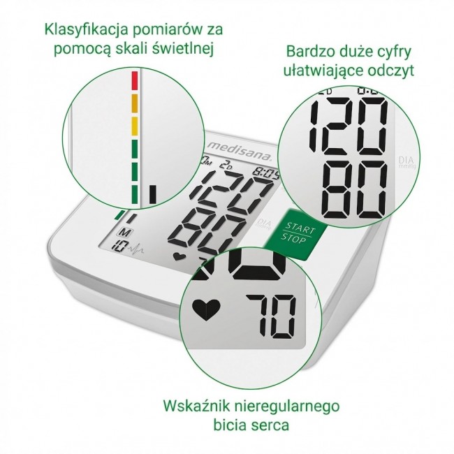 Medisana BU 512 Upper arm Automatic 2 user(s) Medisana BU 512 Upper arm Automatic 2 user(s)
