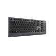 Gembird KB-MCH-06 Slim wired multimedia keyboard with Type-C adapter, US layout, black