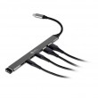 BakkerElkhuizen USB-C Hub 7-in-1 (3A+4C) USB Type-C 5000 Mbit/s Black, Gray BakkerElkhuizen USB-C Hub 7-in-1 (3A+4C) USB Type-C 5000 Mbit/s Black, Gray