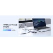Ugreen 20956A interface hub USB Type-C 5000 Mbit/s Silver