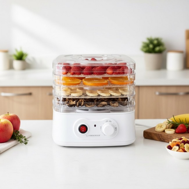 Esperanza EKD004 Food dehydrator,Transparent,White 250 W