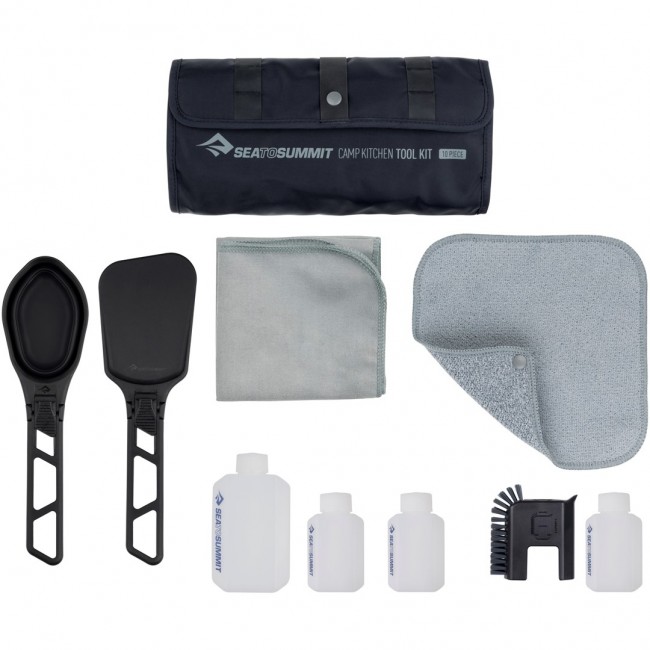 Zestaw narzędzi kuchennych SEA TO SUMMIT Camp Kitchen Tool Kit z buteleczkami - 10 element w one size
