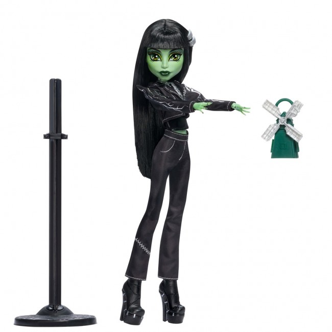 Monster High x Universal Monsters Frankenstein Collector Doll with Black Clothes & Windmill Purse