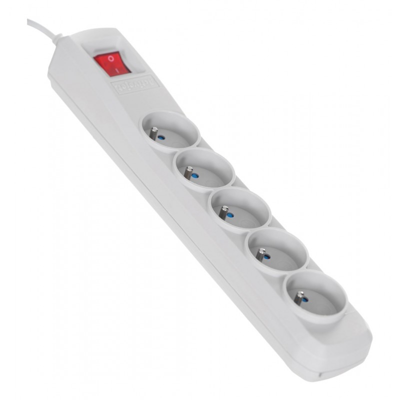 Activejet grey power strip with cord ACJ COMBO 5G/1,5M/BEZP. AUT/S Activejet grey power strip with cord ACJ COMBO 5G/1,5M/BEZP. AUT/S