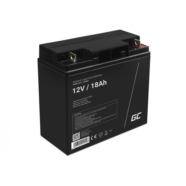 Green Cell AGM09 industrial rechargeable battery Sealed Lead Acid (VRLA) 18000 mAh 12 V Green Cell AGM09 industrial rechargeable battery Sealed Lead Acid (VRLA) 18000 mAh 12 V