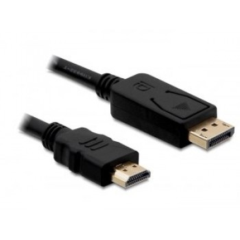 DeLOCK Cable Displayport HDMI m/m 2m Black