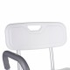 Shower stool with backrest and handles Shower stool with backrest and handles
