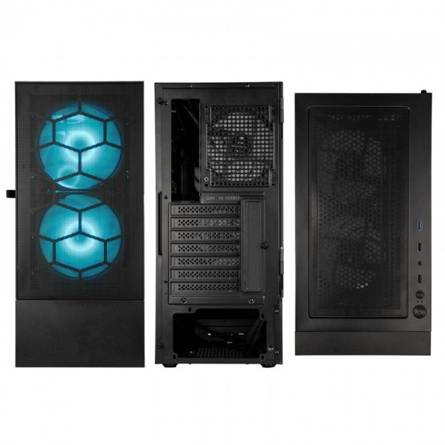 Kolink Observatory MX Mesh ARGB Midi Tower Case - Black Kolink Observatory MX Mesh ARGB Midi Tower Case - Black