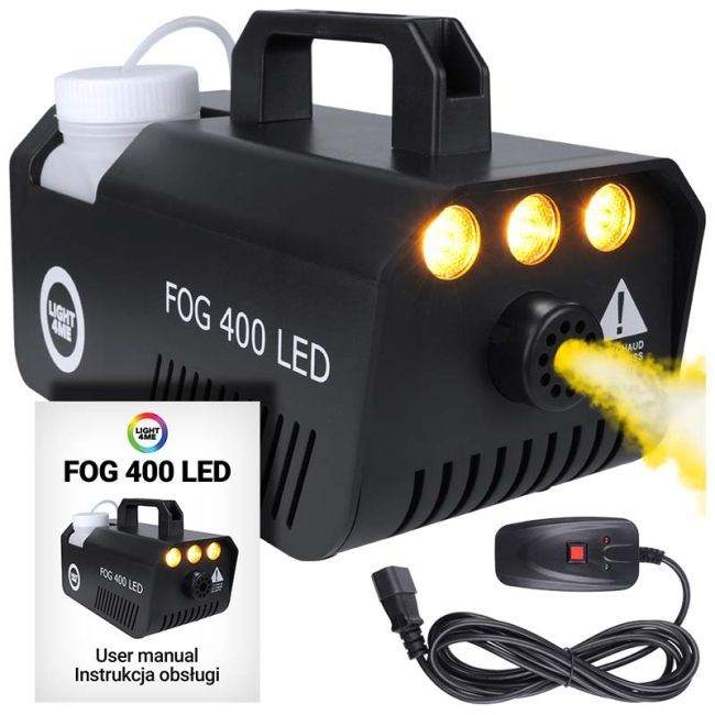 LIGHT4ME FOG 400 LED Smoke Generator for DJ Small LIGHT4ME FOG 400 LED Smoke Generator for DJ Small