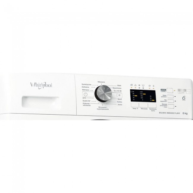 Whirlpool FFL 6238 B PL washing machine Front-load 6 kg 1200 RPM White Whirlpool FFL 6238 B PL washing machine Front-load 6 kg 1200 RPM White