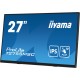 iiyama ProLite 27 Optical Bonded PCAP 10pt touchscreen monitor with IPS panel technology, edge-to-edge glass design, anti-fingerprint coating and a flexible stand