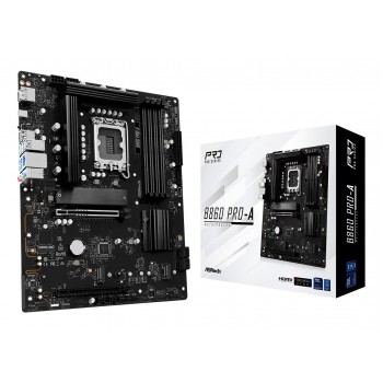 Asrock B860 Pro-A Intel B860 LGA 1851 (Socket V1) ATX