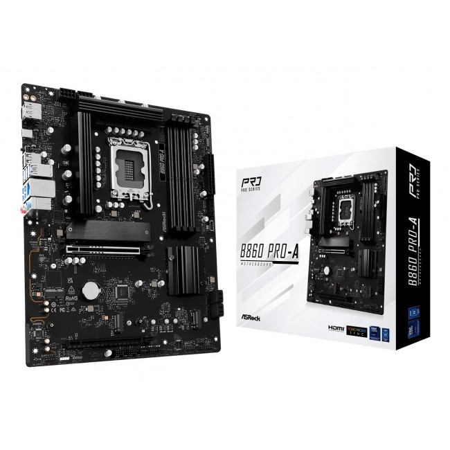 Asrock B860 Pro-A Intel B860 LGA 1851 (Socket V1) ATX Asrock B860 Pro-A Intel B860 LGA 1851 (Socket V1) ATX