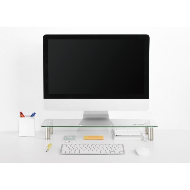 Gembird MS-TABLE-GM-01 Glass monitor stand, medium Gembird MS-TABLE-GM-01 Glass monitor stand, medium
