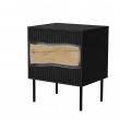 Cama INSERTO bedside cabinet, 2 pcs, 50x40x61.5 cm, black + LED Cama INSERTO bedside cabinet, 2 pcs, 50x40x61.5 cm, black + LED