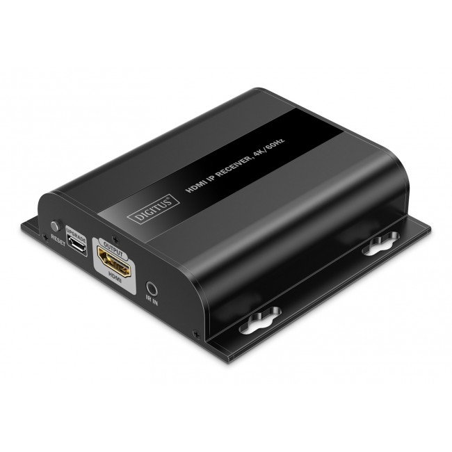 Digitus HDMI IP receiver, 4K/60Hz Digitus HDMI IP receiver, 4K/60Hz
