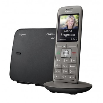 Gigaset CL660A DECT telephone Anthracite, Black