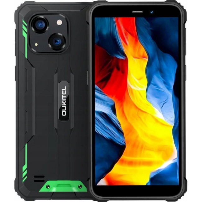 Oukitel G2 6 4/64 DS smartphone. 6300 mAh(green) without charger