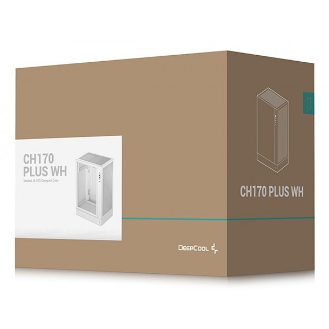 DeepCool CH170 PLUS WH Midi Tower White