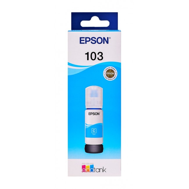 Epson 103 EcoTank Cyan ink bottle