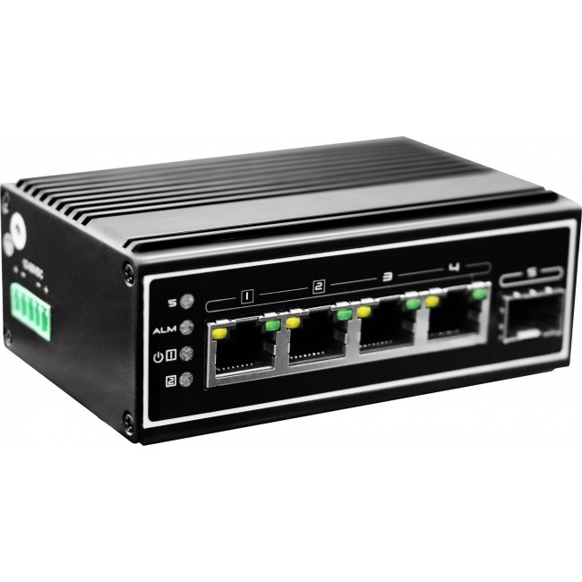 LevelOne IGP-0502 network switch Unmanaged Gigabit Ethernet (10/100/1000) Power over Ethernet (PoE) Black LevelOne IGP-0502 network switch Unmanaged Gigabit Ethernet (10/100/1000) Power over Ethernet (PoE) Black
