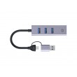Conceptronic ABBY25G USB-C to Gigabit Network Adapter with 3-Port USB Hub Conceptronic ABBY25G USB-C to Gigabit Network Adapter with 3-Port USB Hub