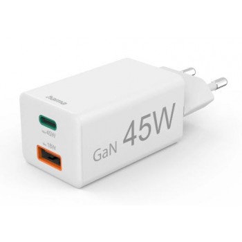 Hama 00201993 mobile device charger Mobile phone, Laptop, Smartphone, Tablet White AC Fast charging Indoor