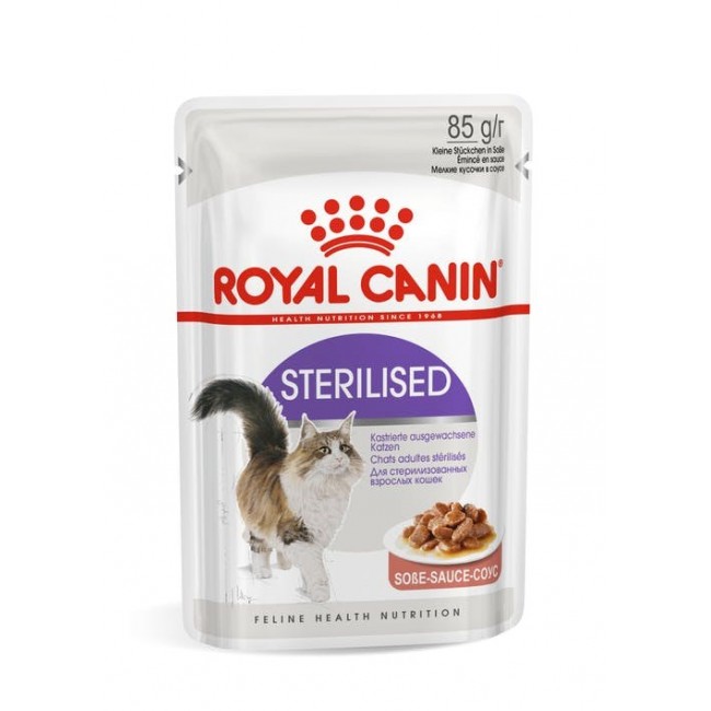 ROYAL CANIN FHN Sterilised in sauce - wet food for adult cats - 12x85g