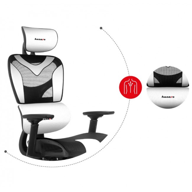 Huzaro Combat 8.0 White gaming chair Huzaro Combat 8.0 White gaming chair