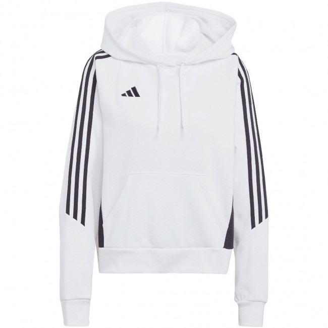 adidas Tiro 24 Hooded Women's Sweatshirt White IR7508 adidas Tiro 24 Hooded Women's Sweatshirt White IR7508