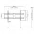 Gembird WM-90F-01 TV mount/stand 2.29 m (90
