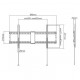 Gembird WM-90F-01 TV mount/stand 2.29 m (90 Gembird WM-90F-01 TV mount/stand 2.29 m (90