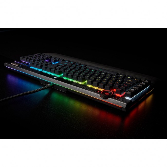 Corsair K100 RGB Gaming Keyboard, Corsair OPX, RGB LED - Black Corsair K100 RGB Gaming Keyboard, Corsair OPX, RGB LED - Black
